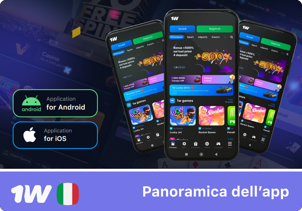 Funzioni principali e vantaggi dell’app 1w
