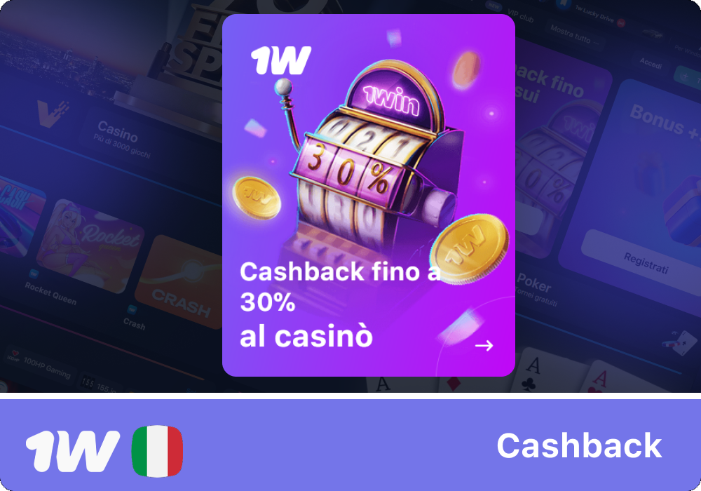 Recensione del bonus cashback 1w