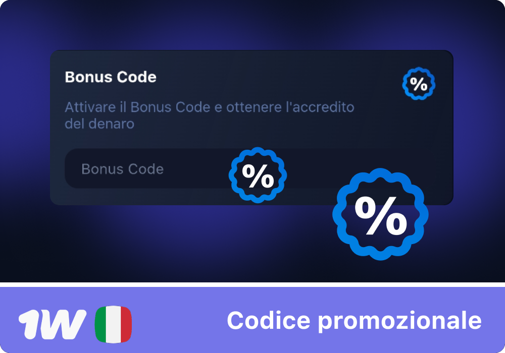 Codici bonus 1w per sbloccare promozioni speciali in Italia
