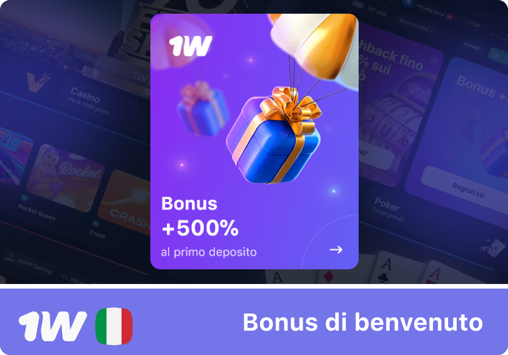 Recensione del bonus di benvenuto 1w