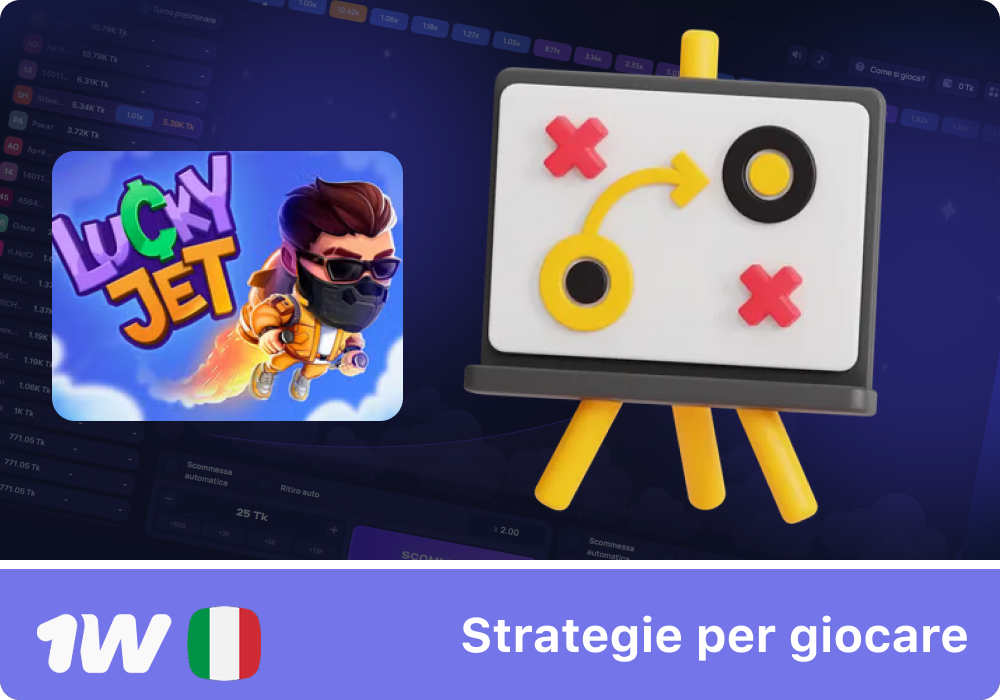 Le migliori strategie Lucky Jet per aumentare le tue possibilità di vincita su 1w