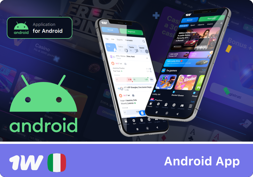 Scarica l’app 1w su Android