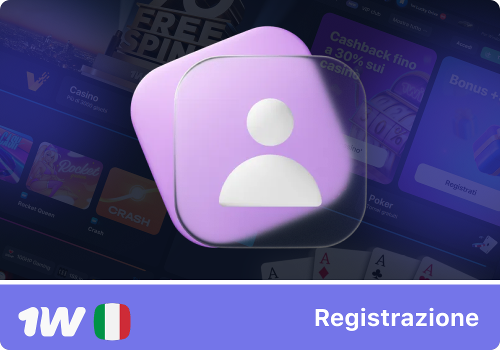 Requisiti principali per creare un profilo su 1w Italia