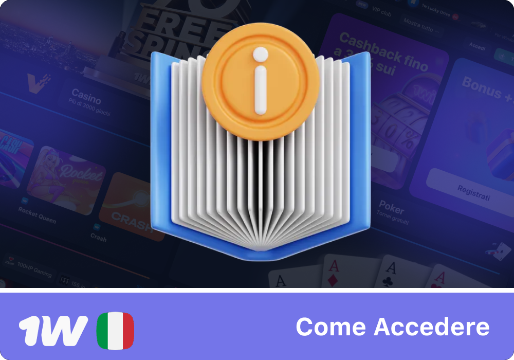 Guida rapida per accedere alla chat live di 1w Italia